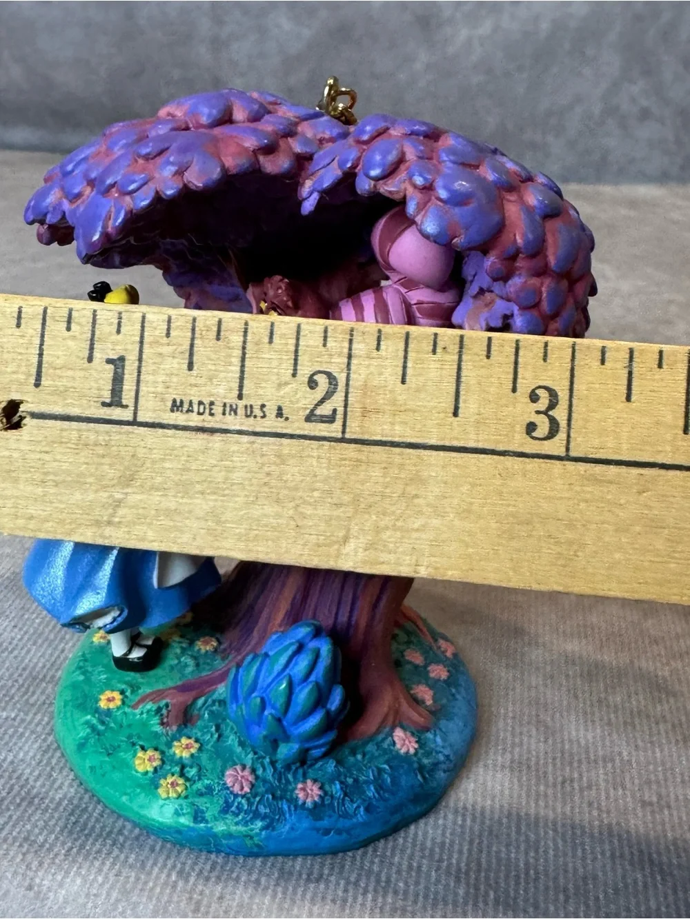 Alice in Wonderland With Cheshire Cat In Tree Disney Sketchbook 2014 Ornament